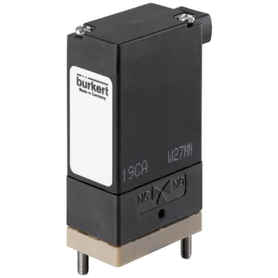 Burkert Fluid Control Systems Direct-Acting 2/2 or 3/2-Way Rocker-Solenoid Valve, Type 0127